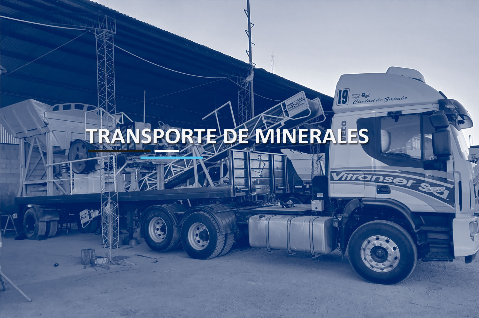 transporte minerales